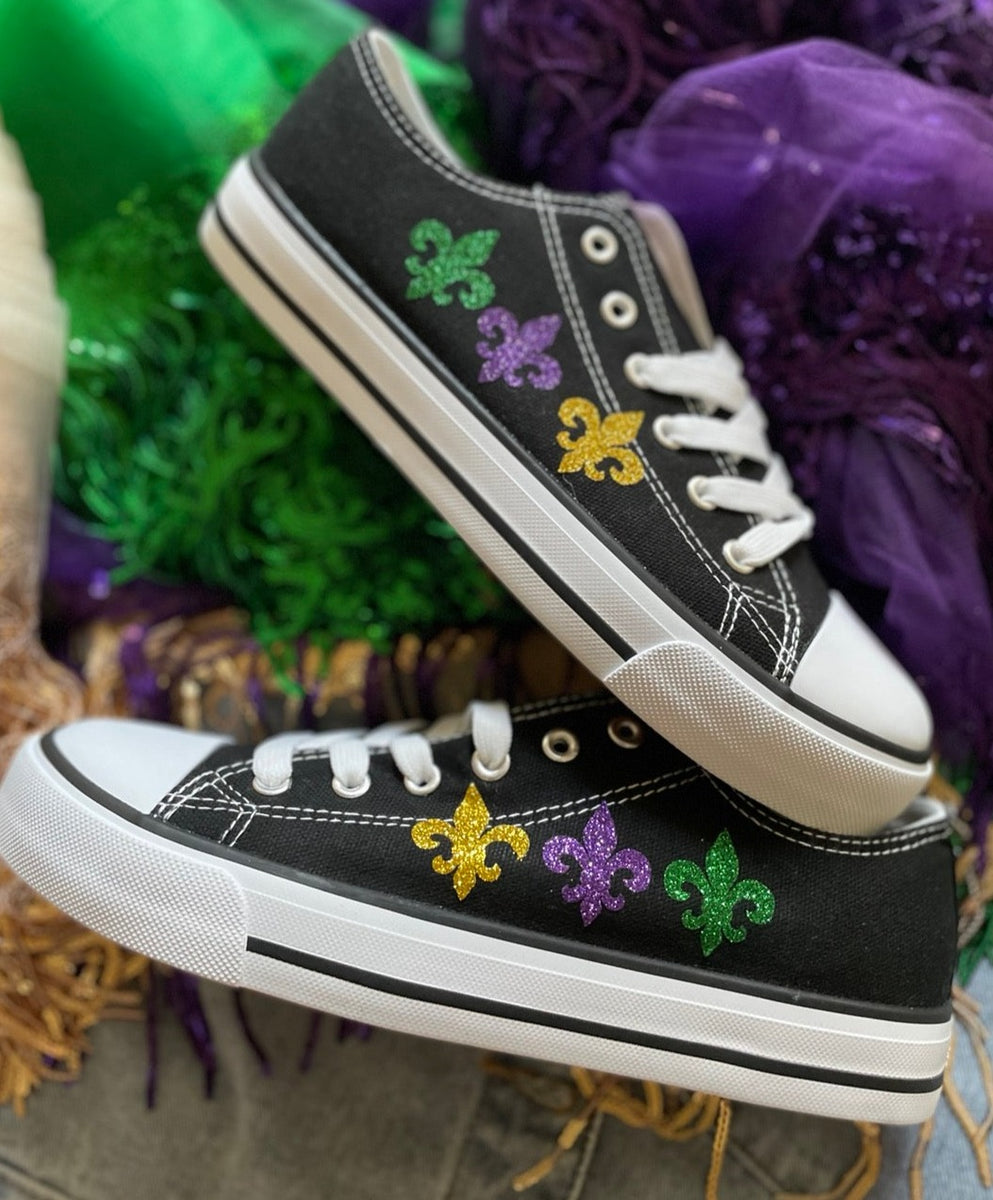 mardi gras sneakers