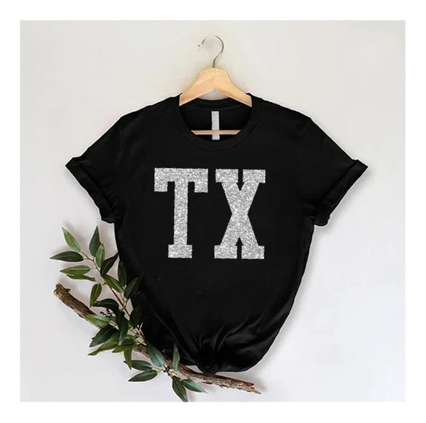 Glitter Texas Shirt, Texas Tees ,Texas Shirt, Texas Orange Tshirt, Womens Texas T shirt, Unisex Texas T-shirt, Texas Longhorns,