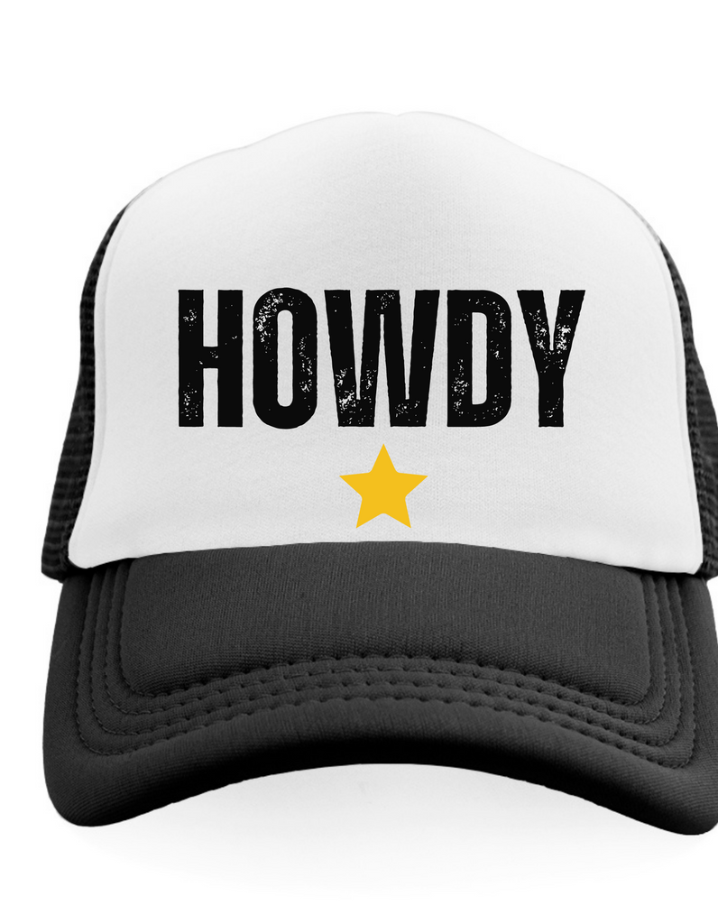 HOWDY Trucker Hat /Chenille letters  hat