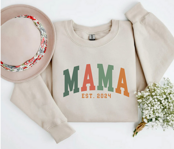 Mama Sweatshirt, Mother's Day Sweatshirt, Gift For Mom, Gift for New Mom