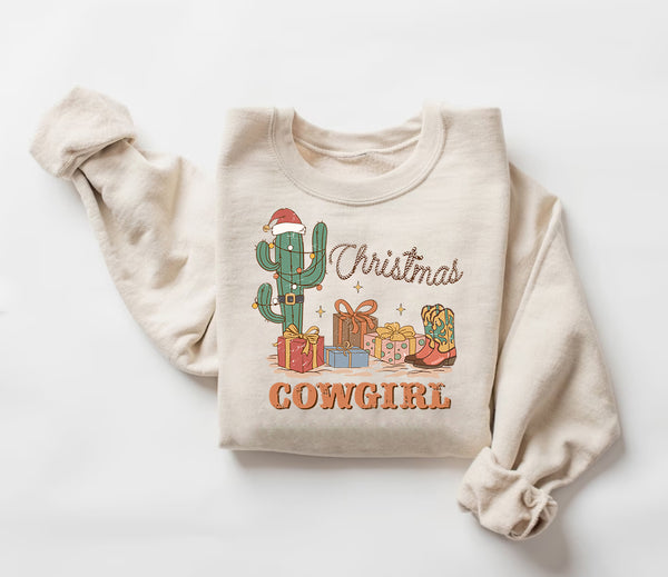 Howdy Cowboy Christmas Sweater, Giddy Up Jingle Horse Pick Up Your Feet, Howdy Country Christmas Horse, Cowgirl Shirt, Christmas Sweatshirtoliday
