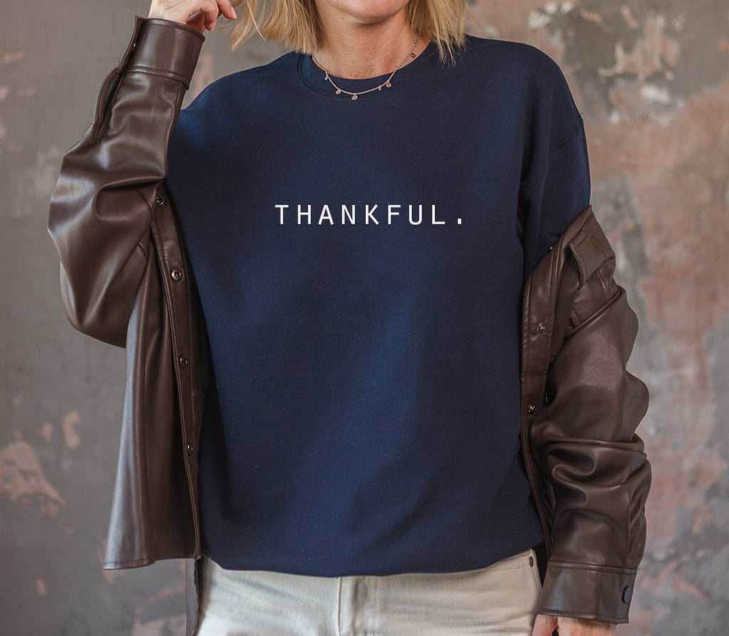 Retro Thankful Sweatshirt, Thankful Shirt, Womens Thanksgiving Sweatshirt, Cute Thanksgiving Shirt, Fall Clothing, Thankful Family Shirts