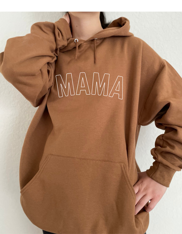 Embroidered MAMA Hoodie Sweatshirts