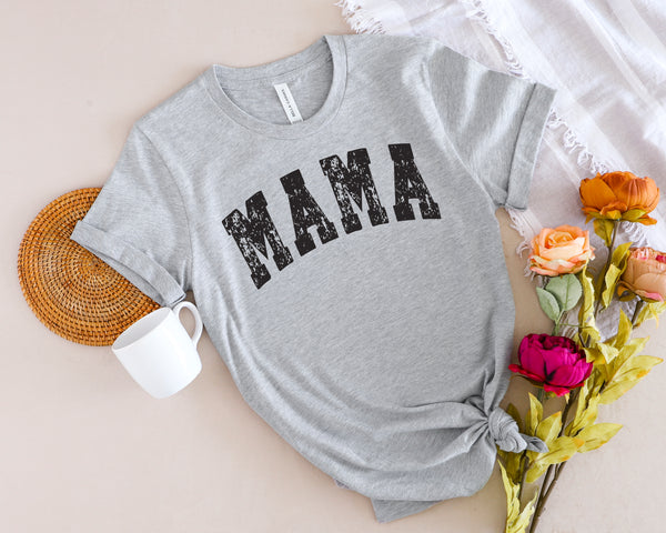 Distressed MAMA tshirt