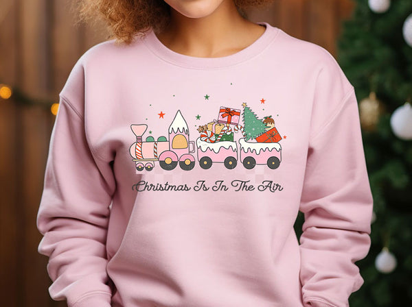 Merry Christmas Crewneck Sweatshirt, Happy Holidays Country Christmas,Holiday