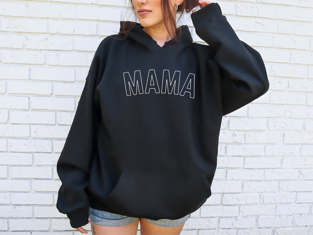 Embroidered MAMA Hoodie Sweatshirts