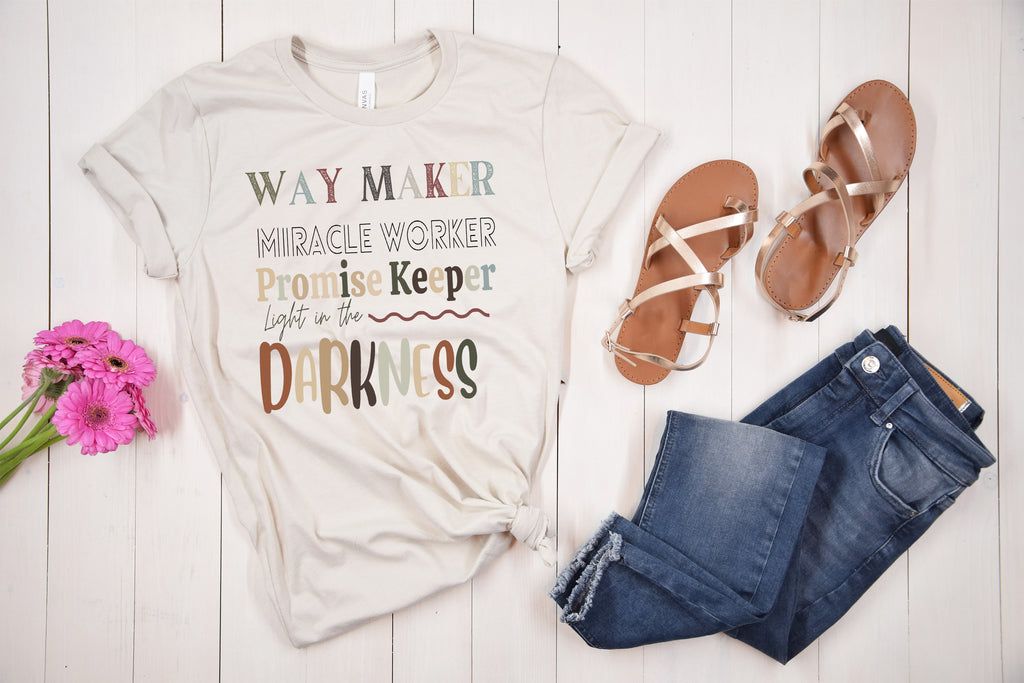 Way Maker Miracle Worker Promise Keeper Tshirt