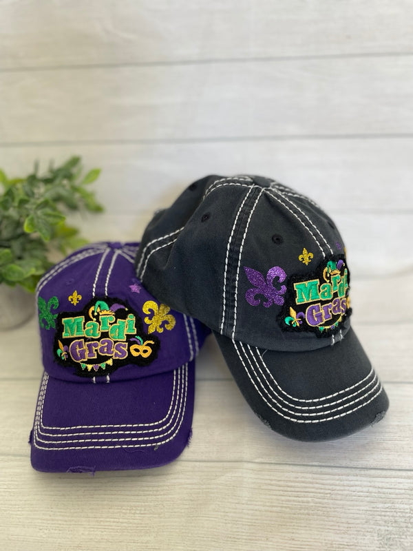 Mardi Gras Hat, Cap, Baseball, Mardi Gras, New Orleans,   Bling,