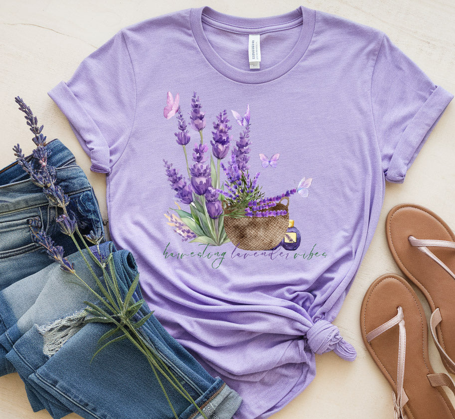 Lavender Life T shirt  /Lavender