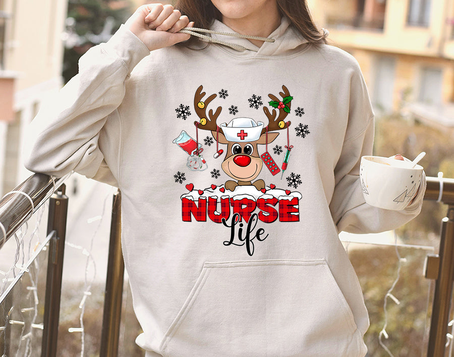 Christmas Nursing Sweatshirt, Nursing School T Shirt,Nurse Christmas shirt, Christmas Shirt, 2023 Christmas,Nurse Shirt,Nurse Gift for Woman
