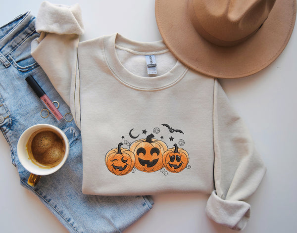 Pumpkin Spice Sweatshirt, Embroidered Autumn Shirt, Embroidered Shirt, Pumpkin Spice, Happy Fall Y'All, Thanksgiving Shirt, Fall Sweatshirt