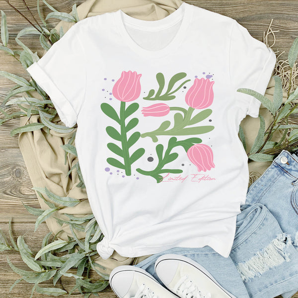 Flowers T shirt/ Boho Wildflowers T shirt