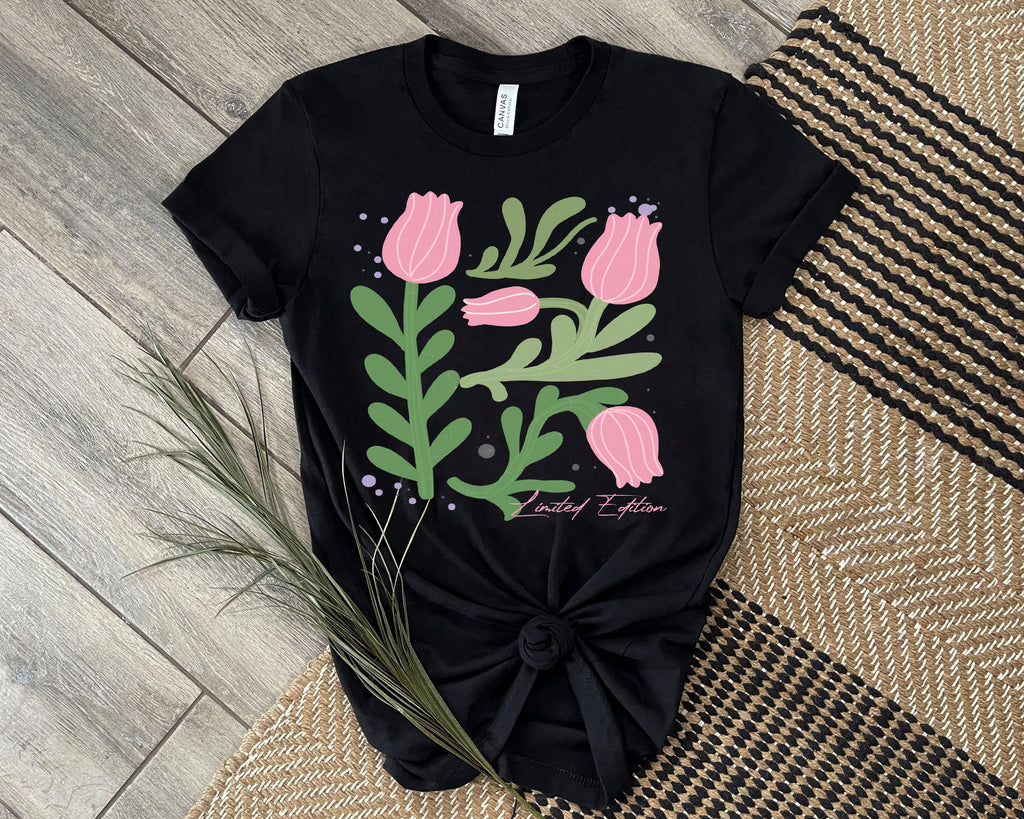 Flowers T shirt/ Boho Wildflowers T shirt