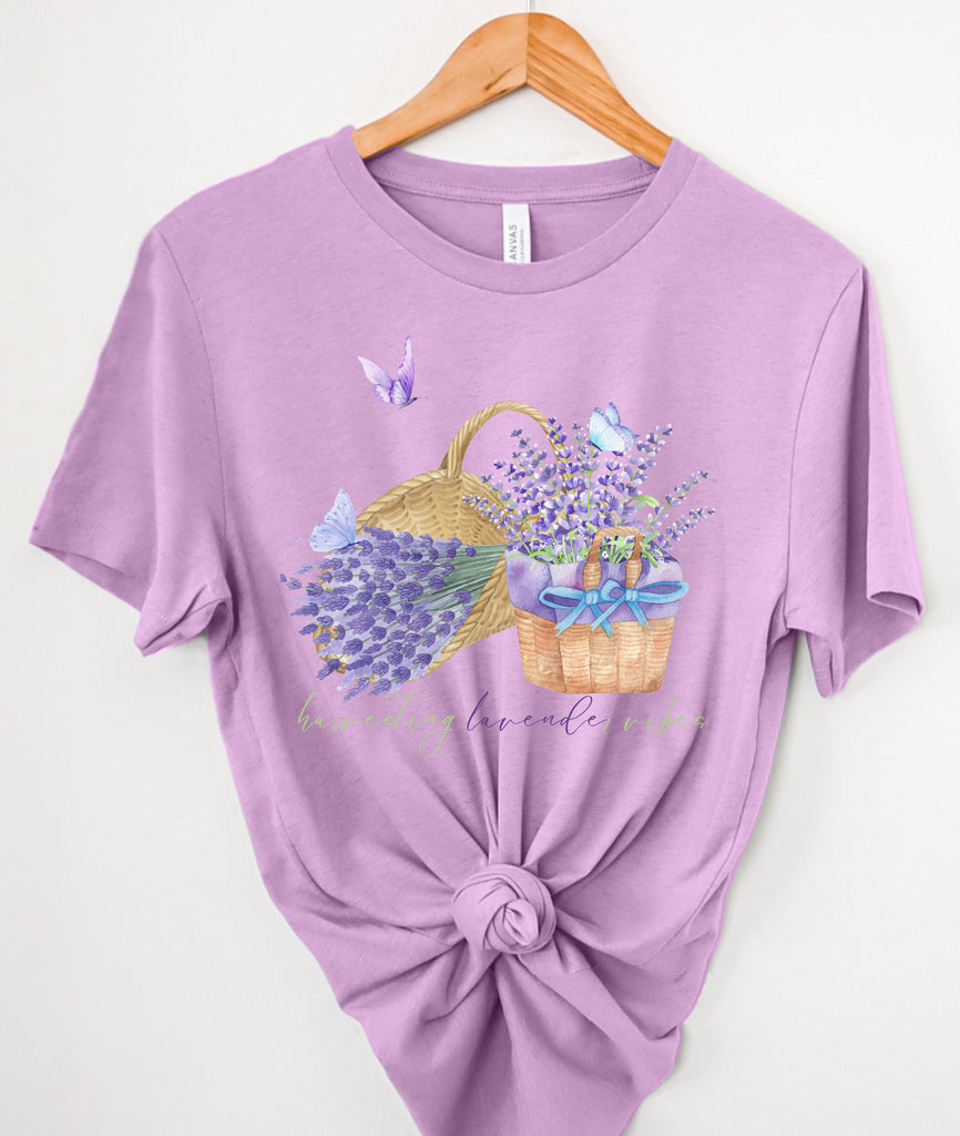 Lavender Life T shirt  /Lavender farm