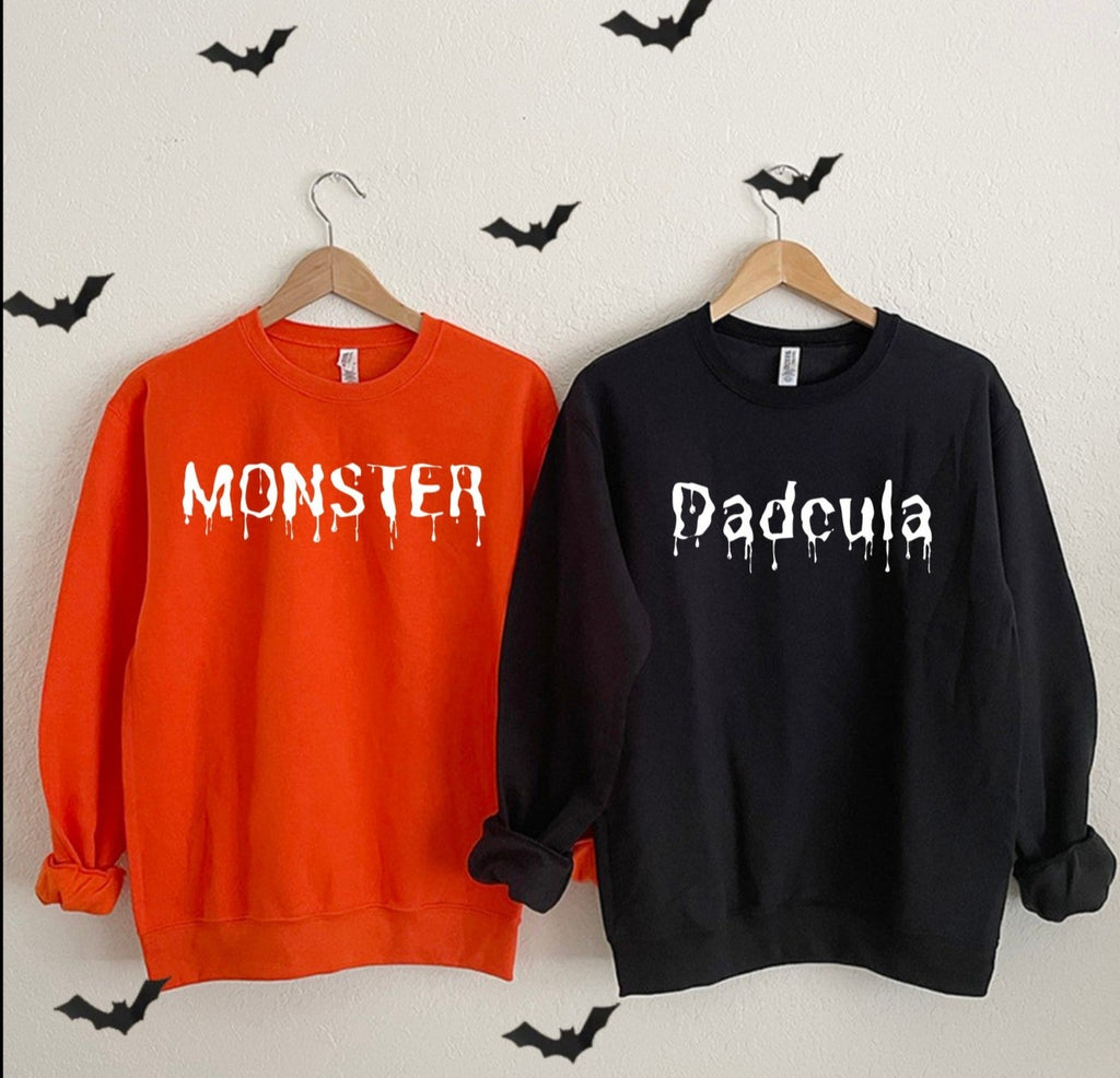 Momster and Dadcula Matching Halloween Shirts, Couples Halloween Shirts, Momster Shirt, Dadcula Shirt, Mom Halloween Shirt,Dad Halloween Tee