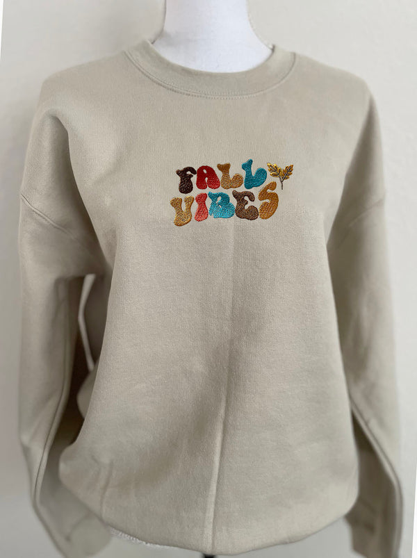 Autumn Embroidered Autumn Shirt, Embroidered Shirt, Pumpkin Spice, Happy Fall Y'All, Thanksgiving Shirt, Fall Sweatshirt