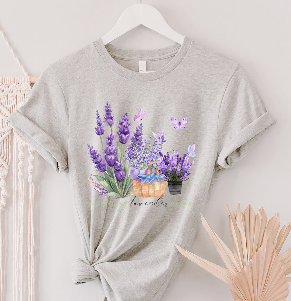Lavender Life T shirt  /Lavender farm