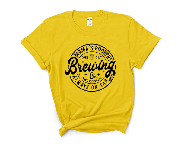 Brewing Co Shirt, Mamas Boobery T-Shirt, Breastfeeding Brewery Tee, Funny Breastfeeding T-Shirt, New Mom Gift, Baby Shower Gift