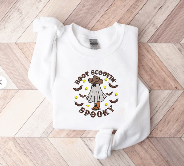 Spooky Season Sweatshirt, Embroidered Autumn Shirt, Embroidered Shirt, Pumpkin Spice, Happy Fall Y'All, Thanksgiving Shirt, Fall Sweatshirt