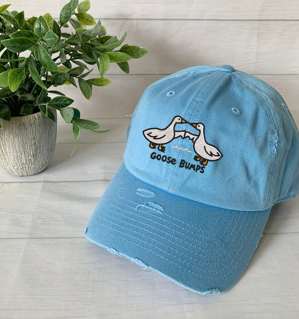 Vintage Embroidered Silly Goose Hat, Personalized Vintage Silly Goose Cap, Funny Hat, Animal Lover Silly Goose gift Hat, Add your name