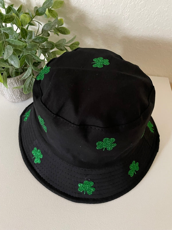 St.Patrick's Day Glitter Bucket Hat