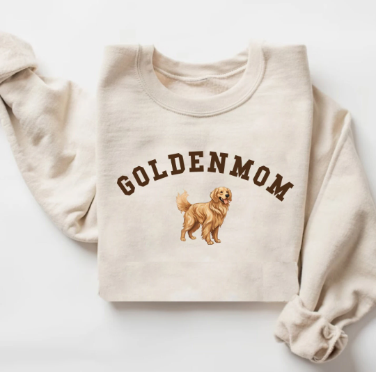 Golden Retriever Sweatshirt, Dog mom Shirt