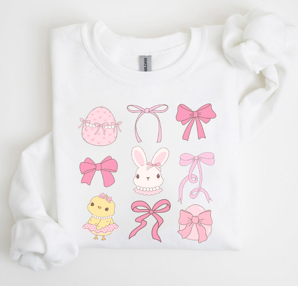 Coquette Aesthetic Easter  Sweatshirt