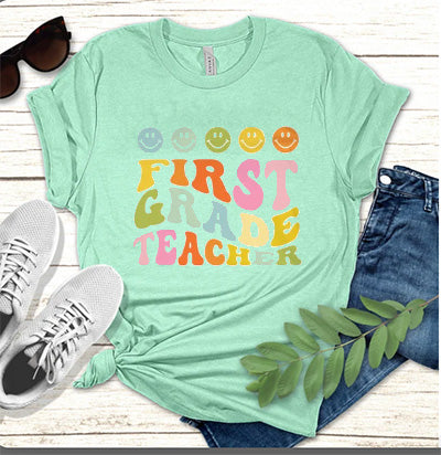 First Grade Vibes Shirt, First Grade Teacher Shirt, first Grade Team Shirt