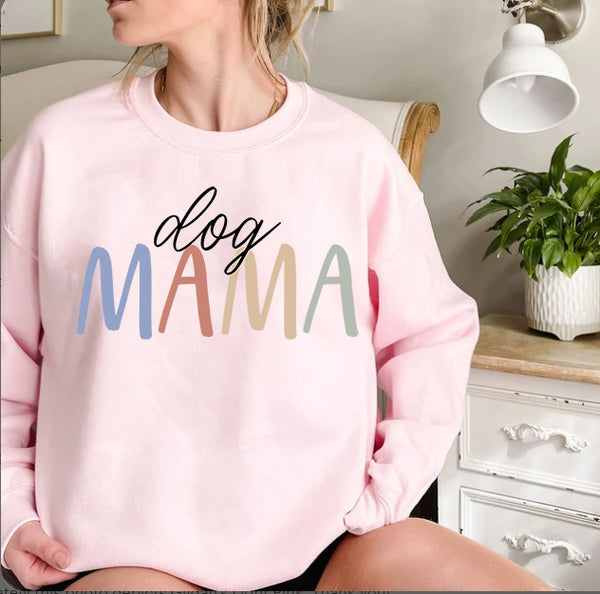 Dog mom Sweatshirt, Mom Sweater, Mama Sweater, Crewneck Sweater, Gift for Her/