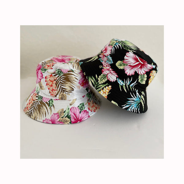 Hibiscus Bloom Cap, Hibiscus Bloom hat mother gifts, mom cap, Bucket Hat