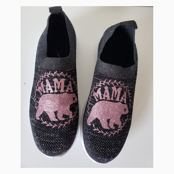 Mama bear  shoes /MAMA BEAR Walking Slip on SHOES /  sneaker for womens