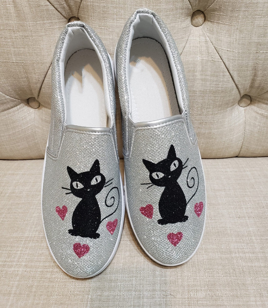 Cat mom Fur slide /C at mom  furry shoes /Cat mom shoes