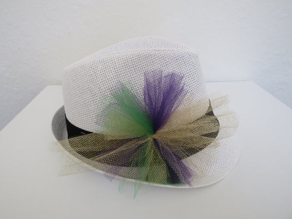 Mardi gras Fedora Hat