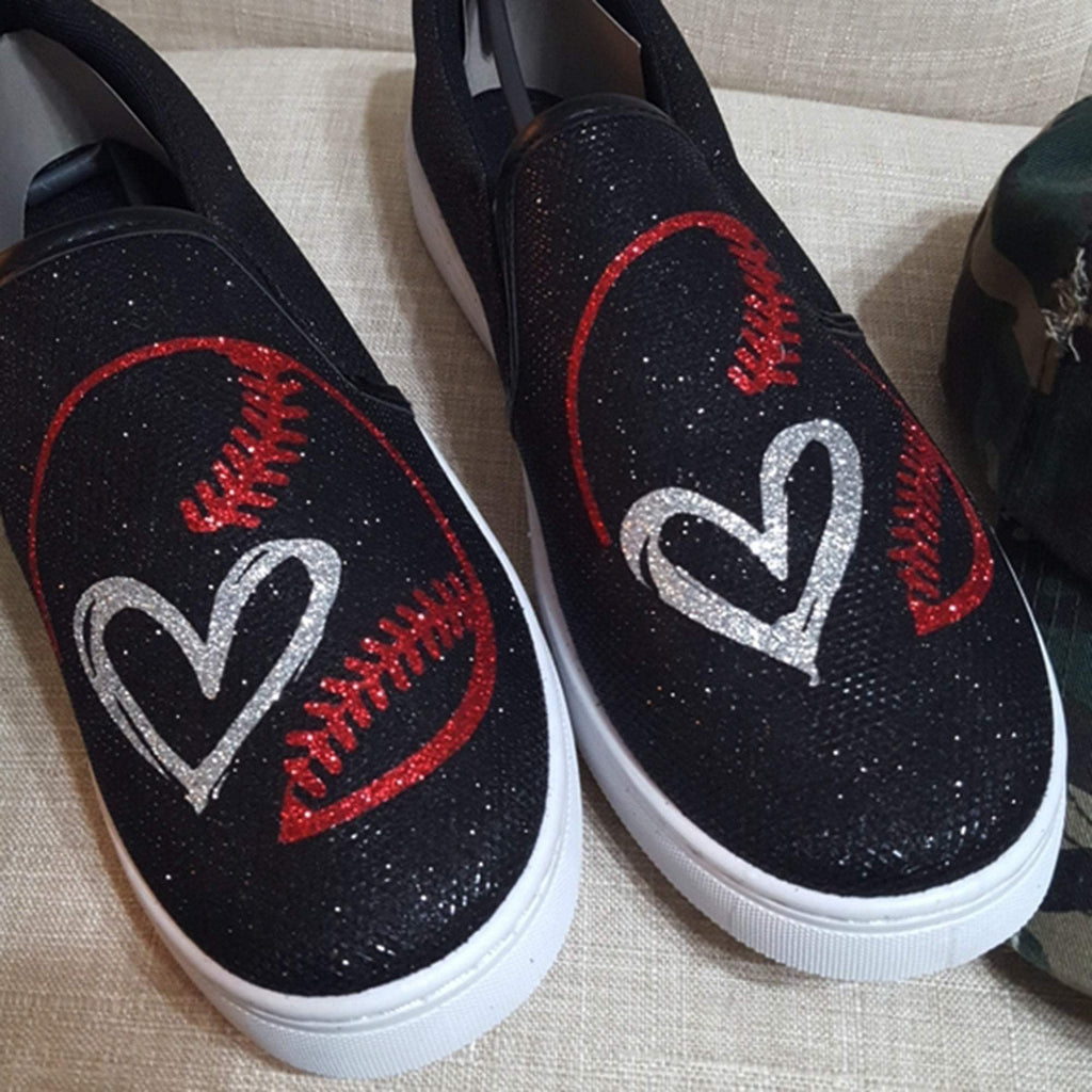 Baseball sneakers /Baseball stitches / Baseball slip on shoes/ Baseball sneakers
