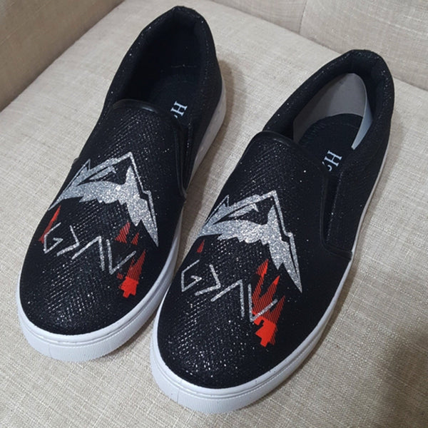 God is greater than the highs and lows Shoes