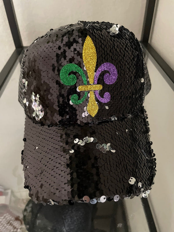 Mardi Gras Hat, Cap, Baseball, Mardi Gras, New Orleans, Bling, Rh