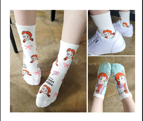 Women Fashion Socks, Women Hollow Socks, Cute Socks, Women Gift, Embroidered Soc