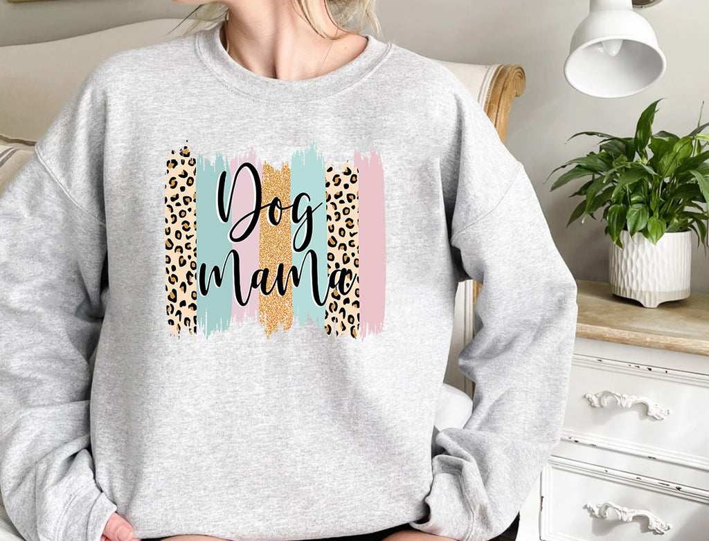 Dog mom Sweatshirt, Mom Sweater, Mama Sweater, Crewneck Sweater, Gift for Her/