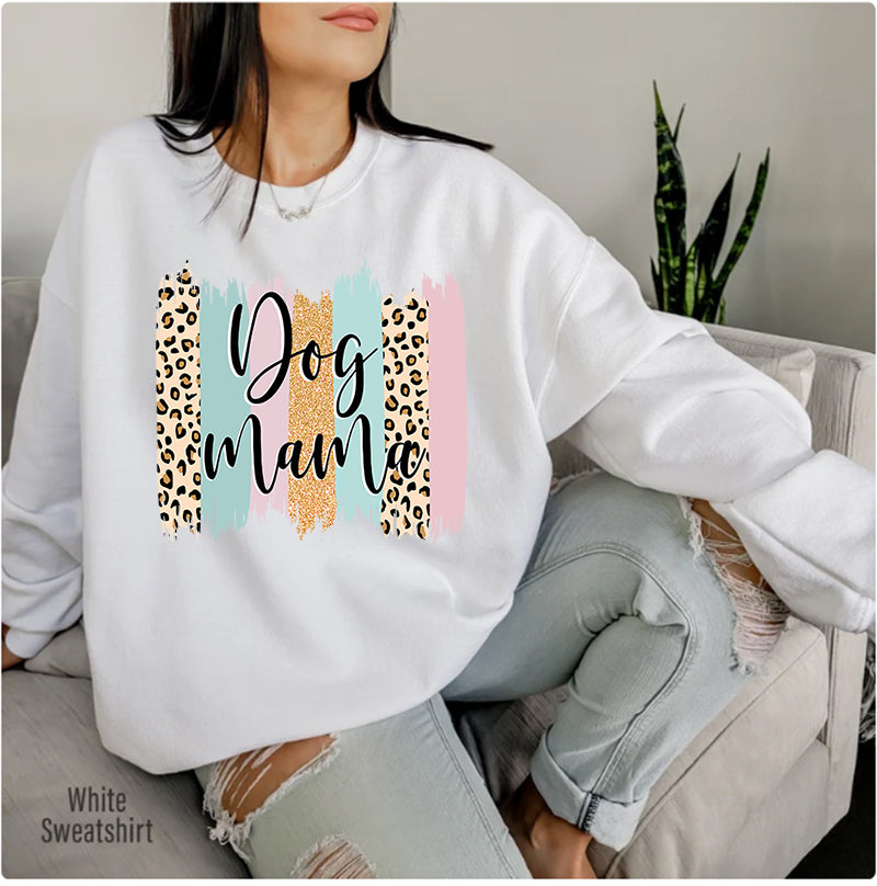 Dog mom Sweatshirt, Mom Sweater, Mama Sweater, Crewneck Sweater, Gift for Her/