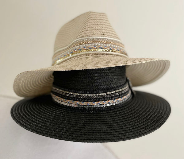 Bling Straw Floppy Sun Hat/ Personalized honeymoon Floppy sun hat, custom beach hat, future mrs hat, monogrammed hat