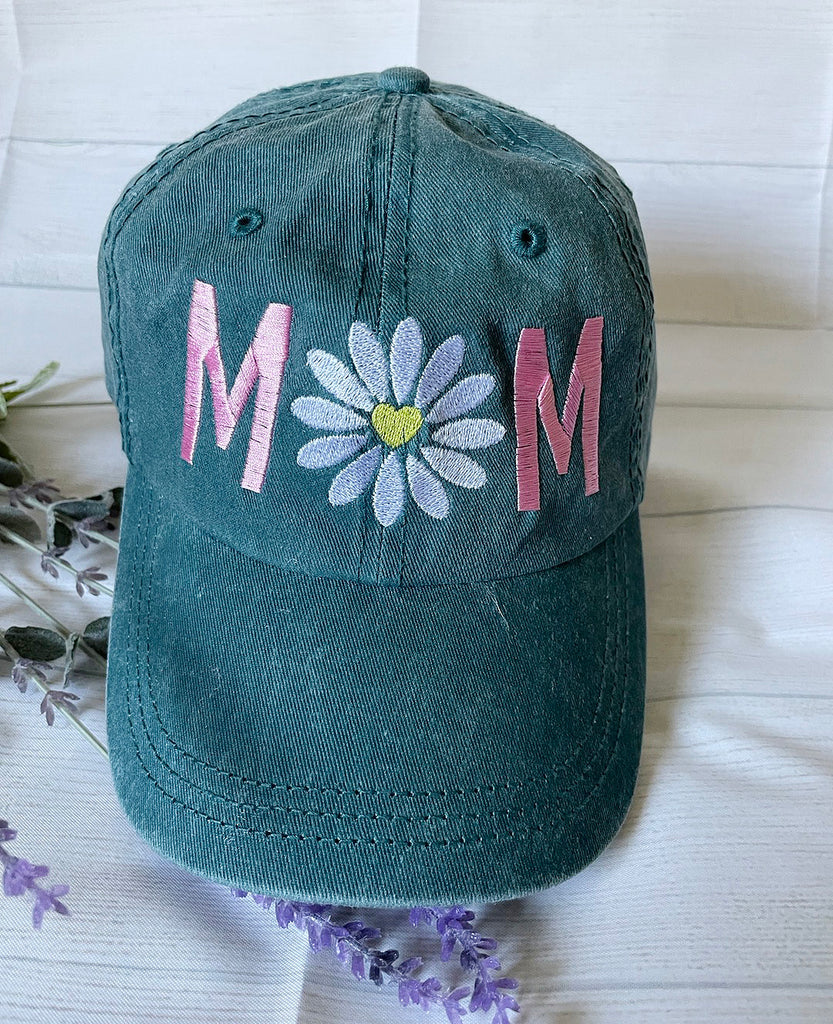 Embroidered Daisy Mama , cool mom sweatshirt, expecting mother gifts, mom cap