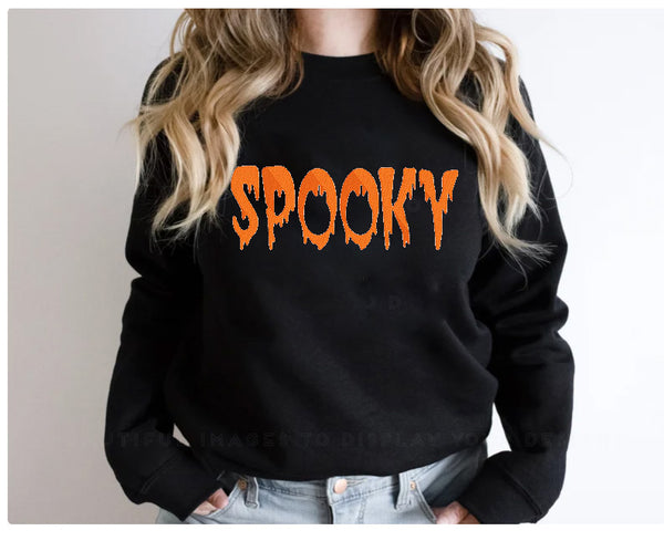Spooky Sweatshirt, Halloween Sweatshirt, Happy Hallow