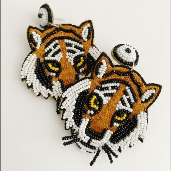 Tigers 🐯 seed dead earrings
