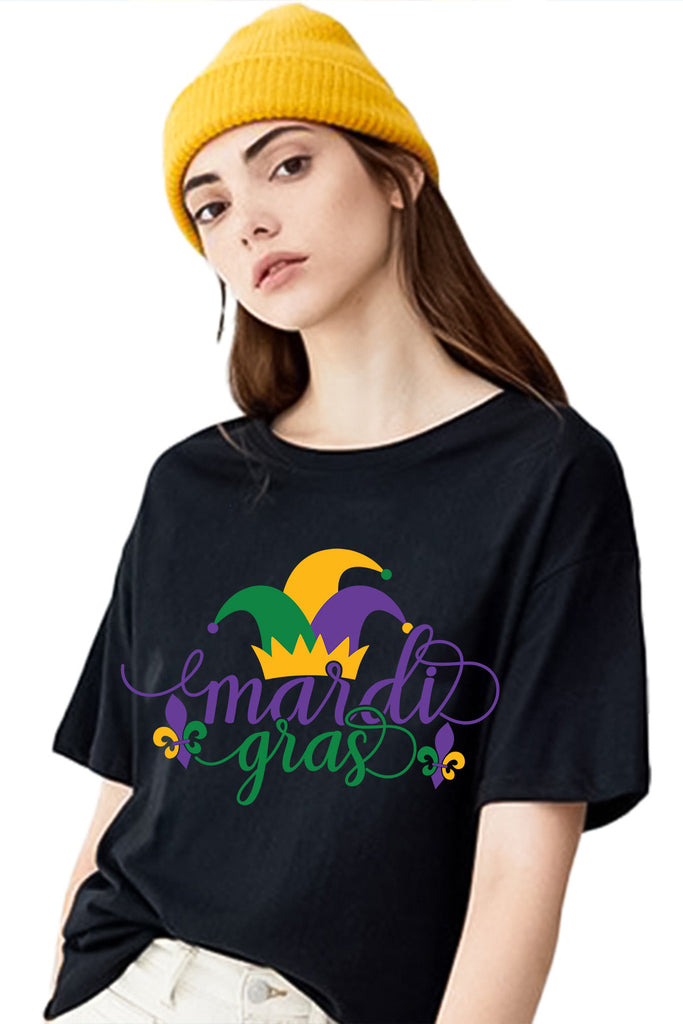 Mardi Gras tshirt  Fleur de Lis Shirt/ New Orleans Tee