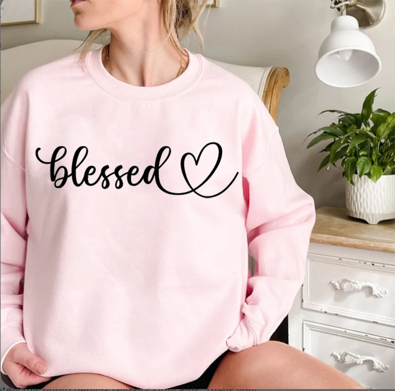 blessed  Sweatshirt / ﻿MAMA Crewneck Sweatshirt