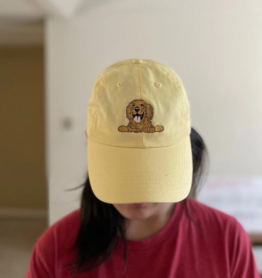 Golden Retriever Dog Embroidery hat /Personalized hat /Dog mom hat/Dog Cap