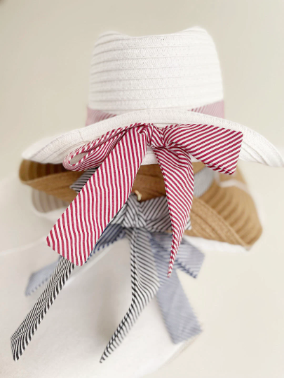 Straw Floppy Sun Hat/ Personalized honeymoon Floppy sun hat, custom beach hat, future Mrs hat, monogrammed hat