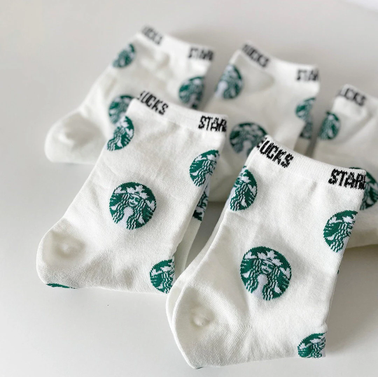 Starbucks Coffee  Socks | Custom Socks