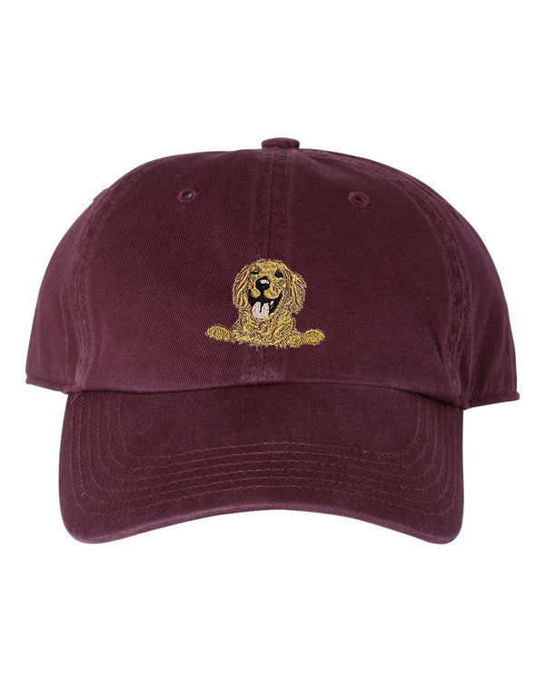 Golden Retriever Dog Embroidery hat /Personalized hat /Dog mom hat/Dog Cap