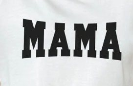 MAMA T-shirt/Glitter T-shirt